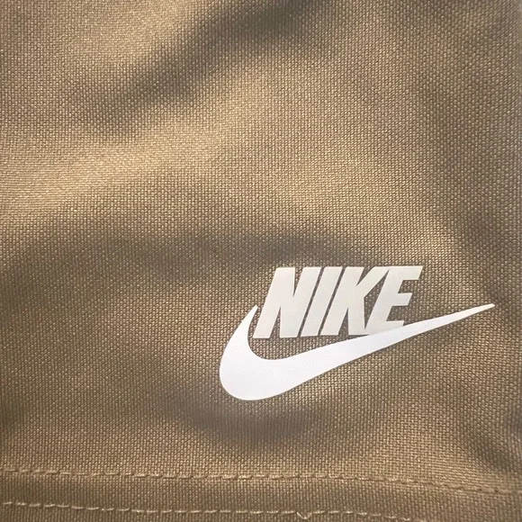 2pc Nike White Beige Swoosh Logo Shirt & Beige Shorts Set sz 2t (0796) - Picture 9 of 10